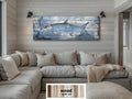 Tarpon Real Wood Wall Art – Long Horizontal Coastal Fishing Sign