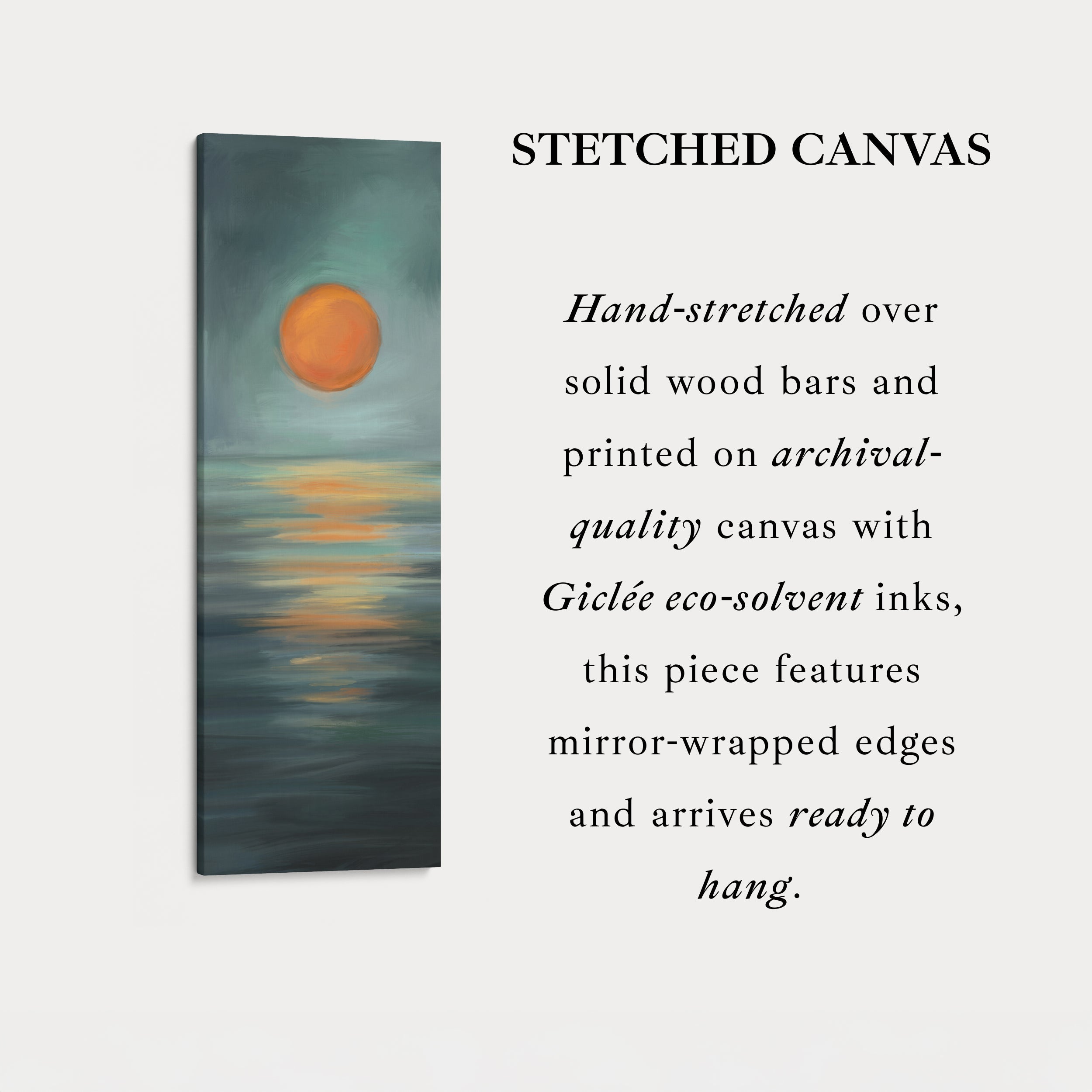 Minimalist Sunset Large Framed Wall Pictures For Living Room