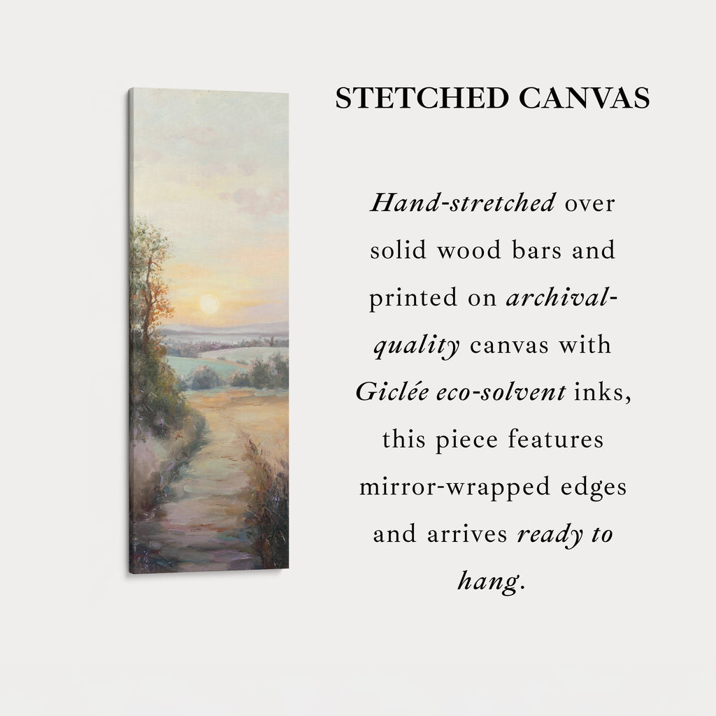 Long Narrow Vertical Large Wall Decor English Countryside