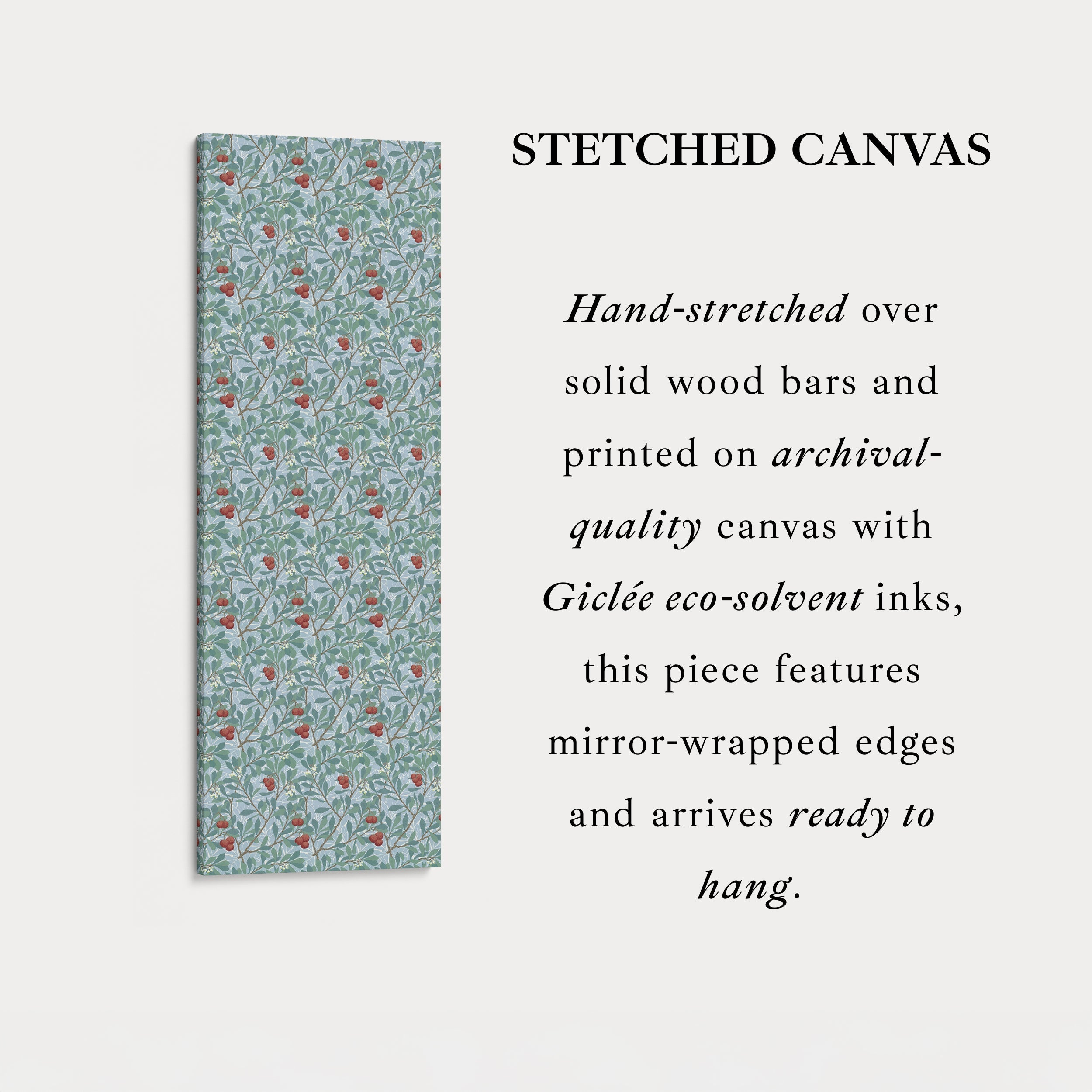 Vertical Wall Art William Morris Arbutus