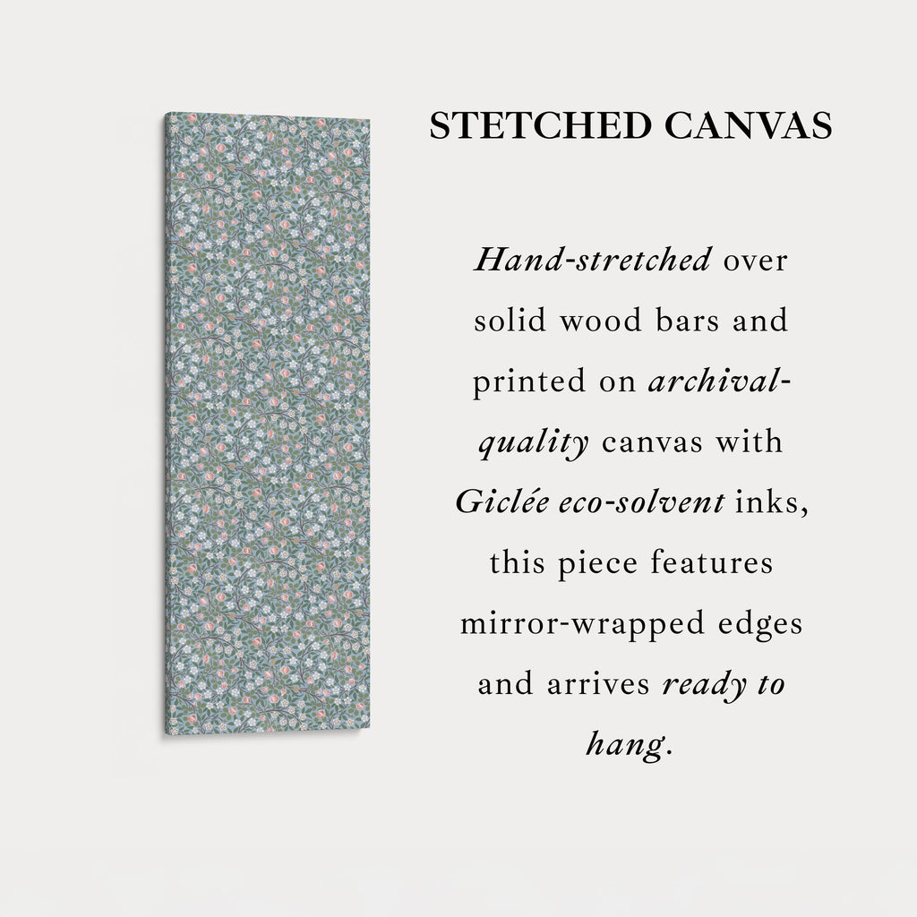 William Morris Clover Vertical Long Narrow Wall Art