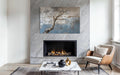 Wabi Sabi Tree Landscape Zen Canvas Wall Art for Above Fireplace