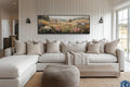 Wildflower Meadow Landscape Long Horizontal Wall Art