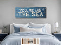 You Me And The Sea Horizontal Distressed Wood Wall Art